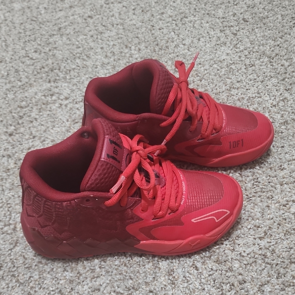 Kids Red Athletic Shoes